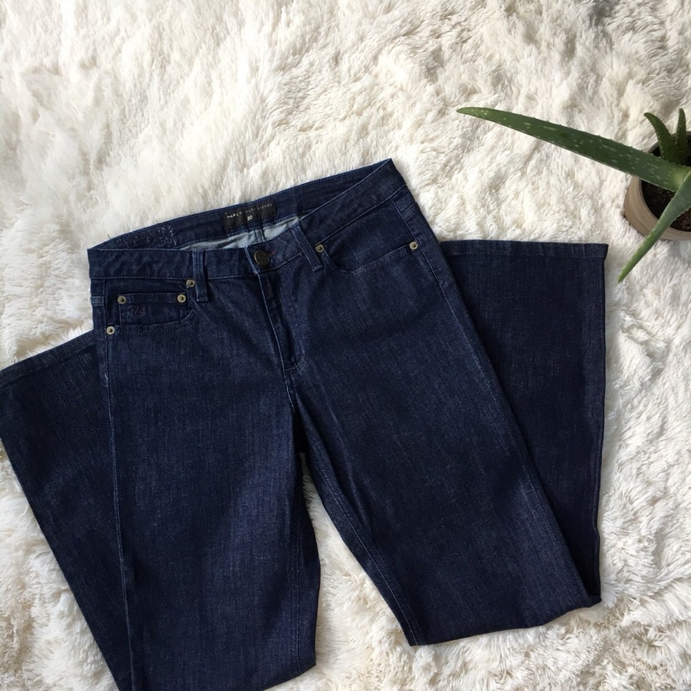 MARC BY MARC JACOBS dark wash straight leg jeans
